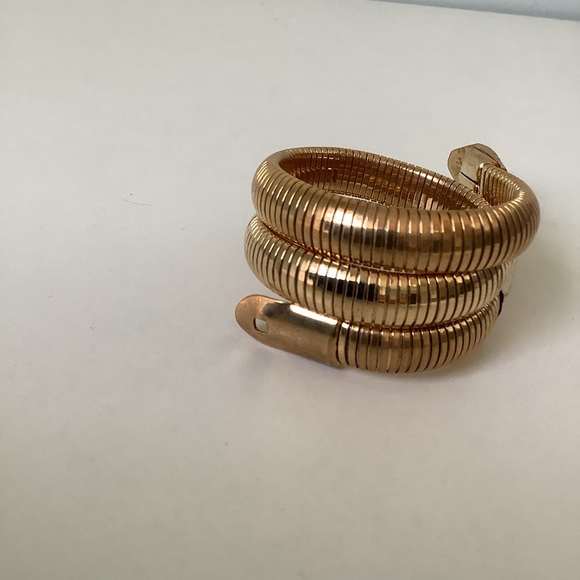 snake arm cuff new vintage 1970s TLC disco bangle bracelet - Picture 6 of 10